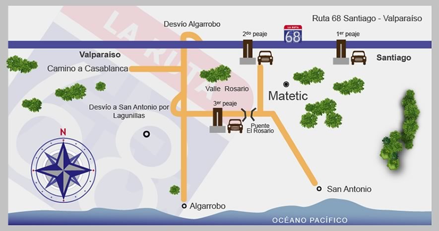 Mapa acceso matetic