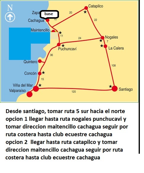 mapa cachagua