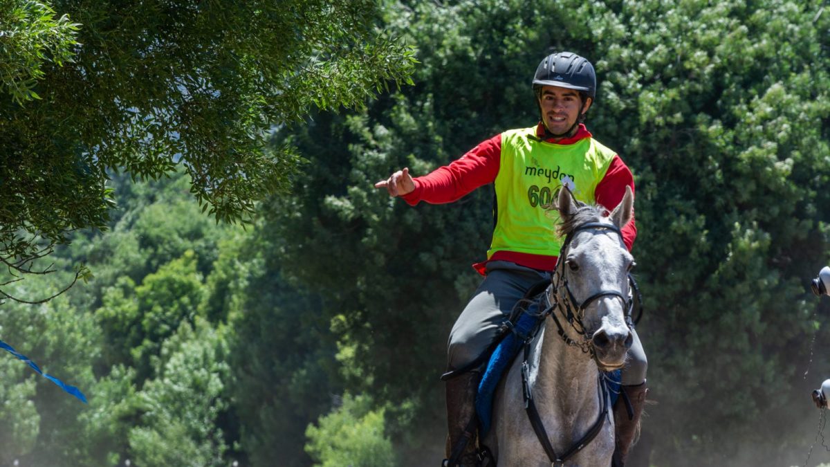 Mustafa dió un catedra de enduro en la Copa Chile.